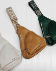 Pretty Simple Austin Sling Bag – Vegan Leather Crossbody with Adjustable Strap