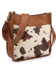Jen&Co - Chloe Cow Crossbody with Guitar Strap