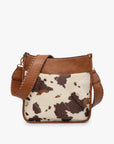Jen&Co - Chloe Cow Crossbody with Guitar Strap