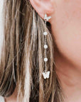 Pretty Simple - Everlasting Charm Pearl Drop Earrings - Butterfly