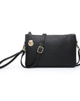 Sarah Crossbody/Clutch w/ Top Zip & Lock Closure