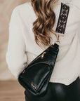 Pretty Simple Austin Sling Bag – Vegan Leather Crossbody with Adjustable Strap