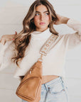 Pretty Simple Austin Sling Bag – Vegan Leather Crossbody with Adjustable Strap