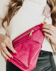 Pretty Simple Austin Sling Bag – Vegan Leather Crossbody with Adjustable Strap
