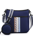 Dru Printed/Striped Neoprene Crossbody w/ Guitar Strap