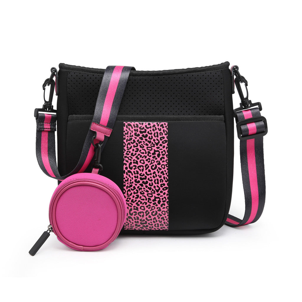 Dru Crossbody Neoprene Bag with Guitar Strap from Jen & Co – Blueberi  Boutique