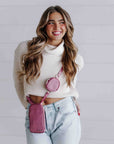 Nessa Nylon Crossbody Phone Bag