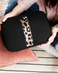 Rose Gold Leopard Neoprene Cosmetic Bag