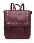 Valerie Flapover Backpack w/ Grommet Details