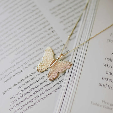 Bella Butterfly Gold Necklace