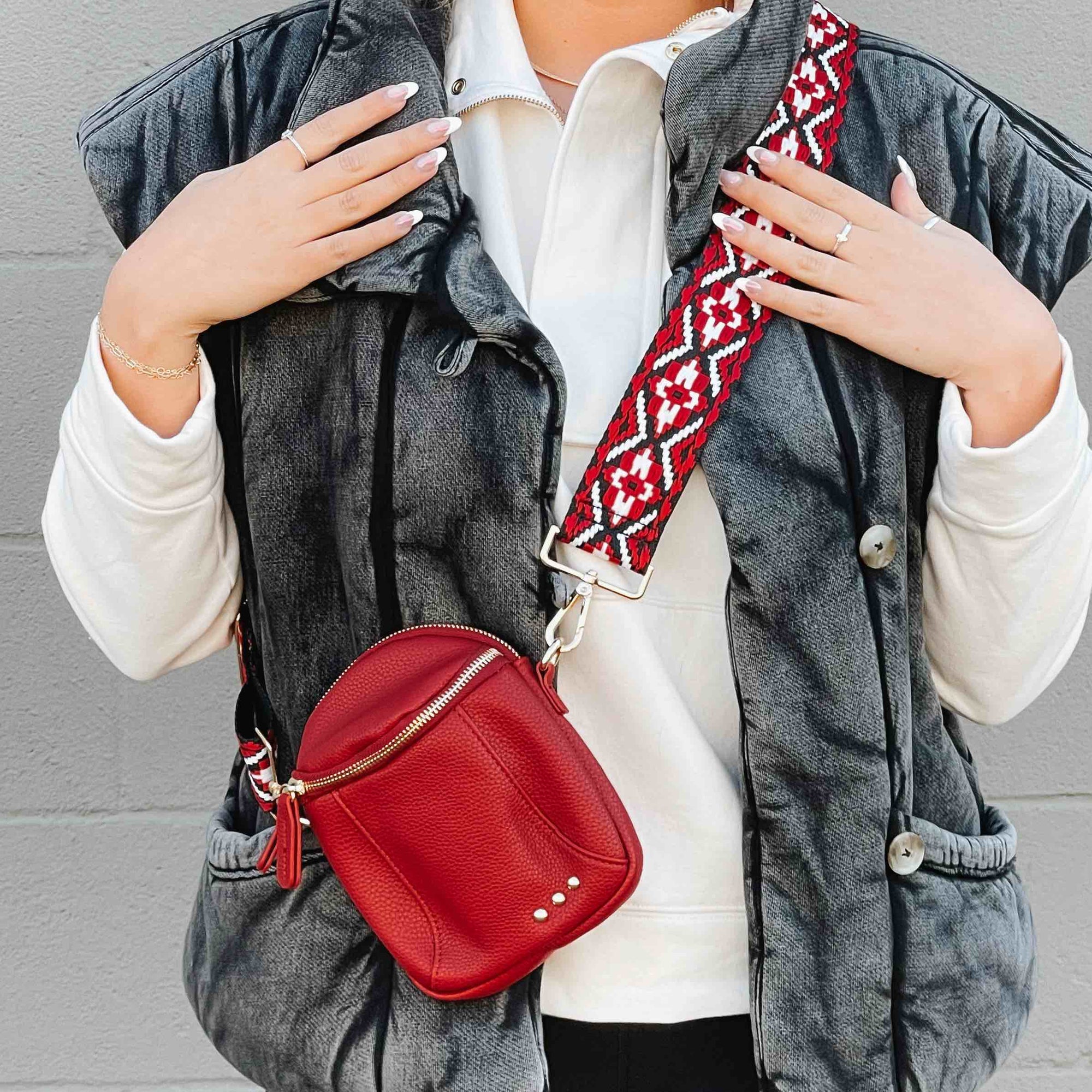 Ellie Crossbody Bag – Soft Vegan Leather with Adjustable Strap