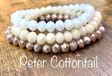 Peter Cottontail 3 Piece Stack Bracelet